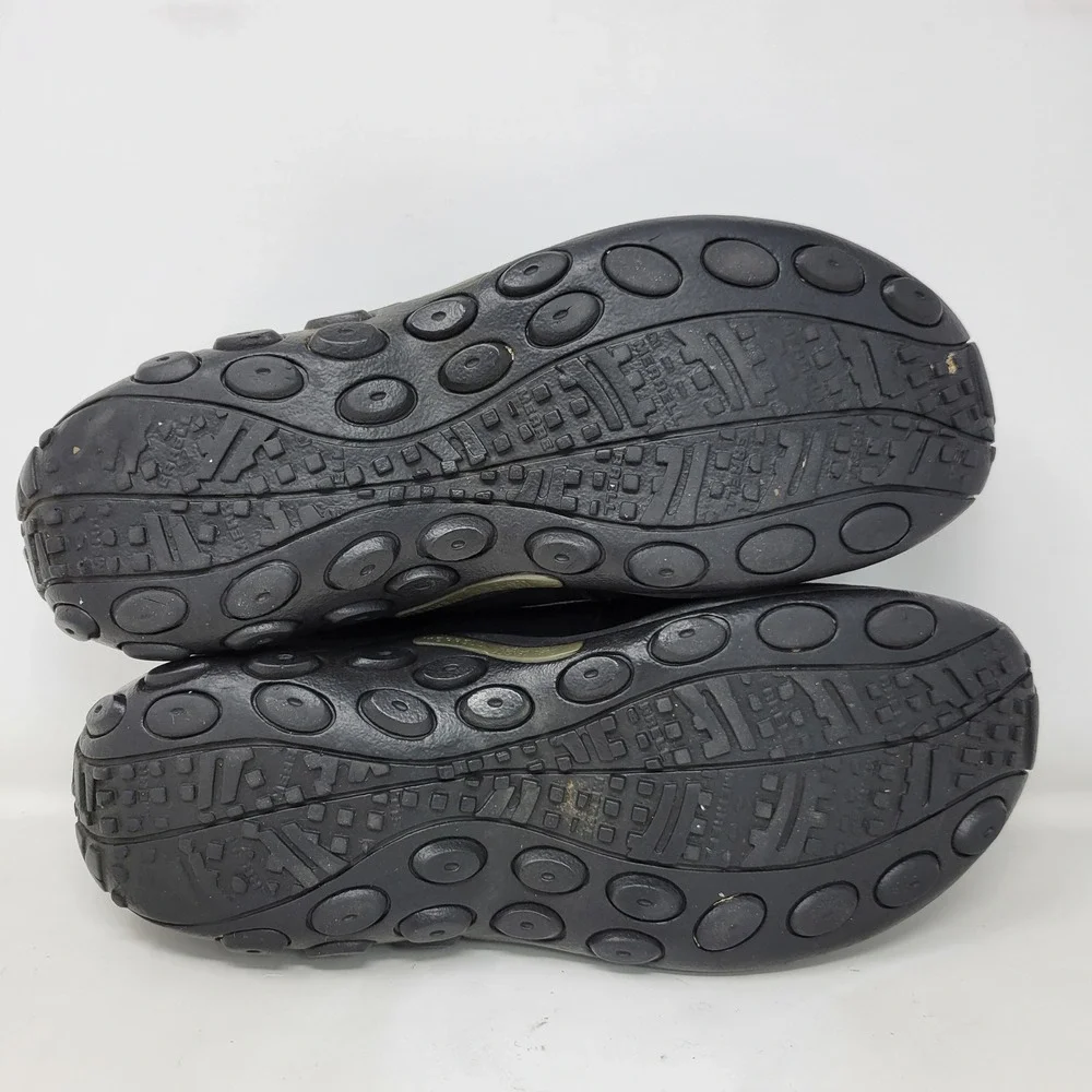 Merrell Jungle Moc Midnight Black Suede Leather Mens Slip On Shoes Size 12 60825